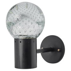Sconce degli anni '60 di Gino Sarfatti in metallo e vetro di Seguso per Arteluce