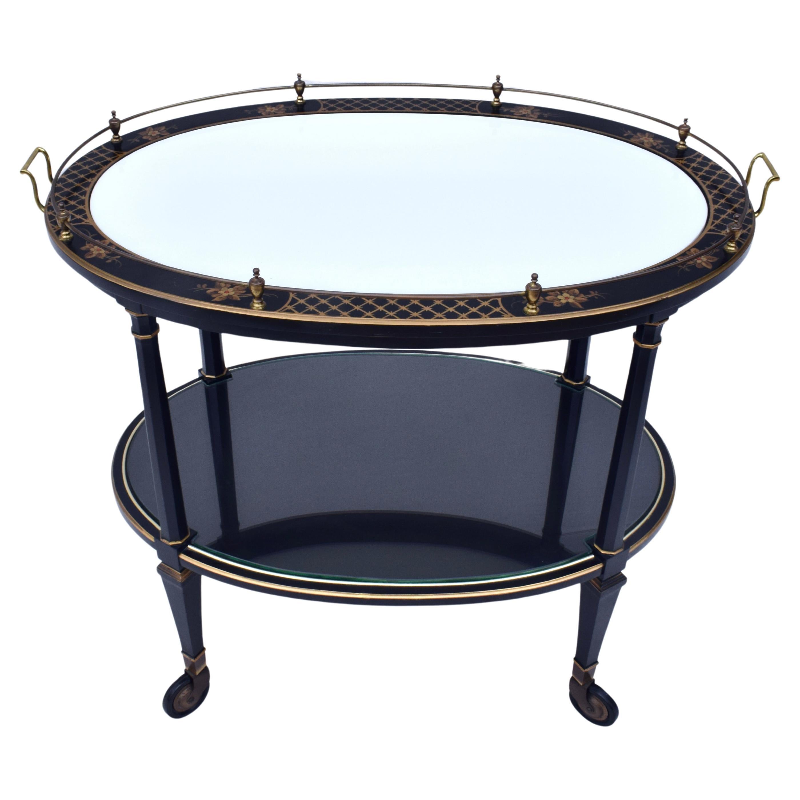 Chinoiserie Bar Cart / Tea Trolly