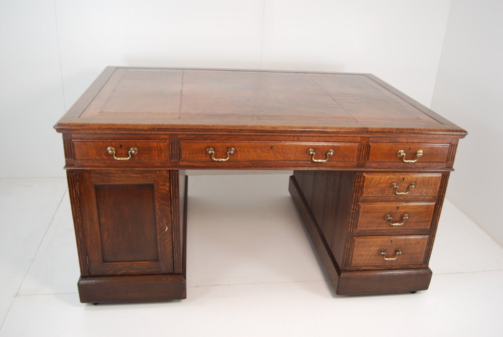 Georgian Revival Partners' Desk