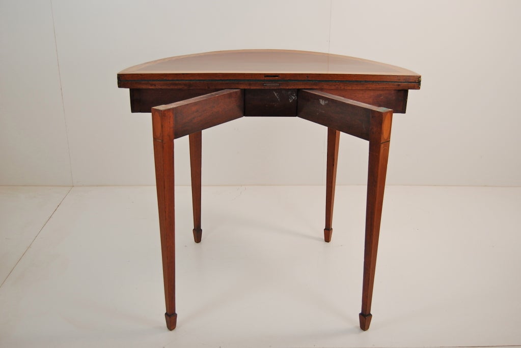 George III Mahogany Games Table In Good Condition For Sale In Vancouver, BC