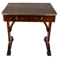 Regency rosewood writing table