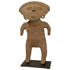 Pre Columbian Michoacan Large Pottery Pretty Lady
