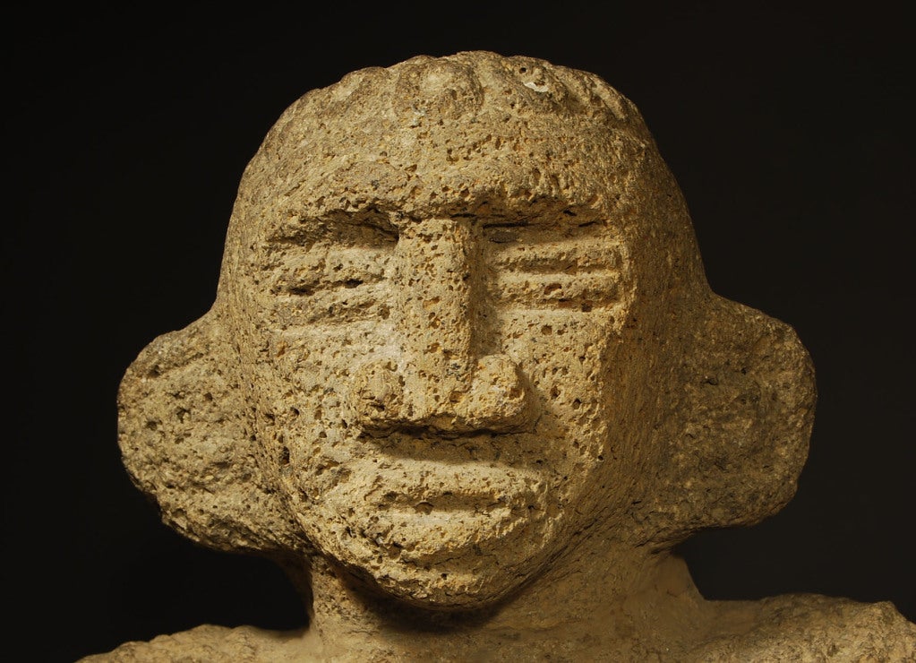Important Pre Columbian Costa Rican Stone Prisoner For Sale 2