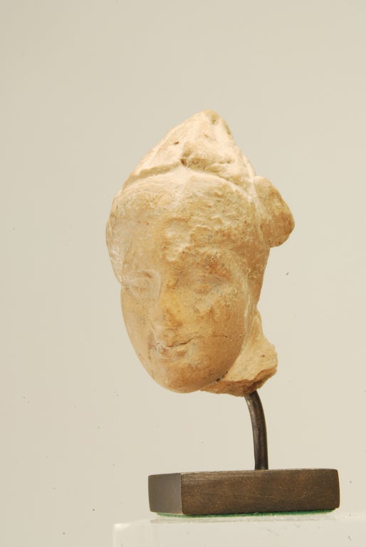 Anceint Greek Terracotta Female Head