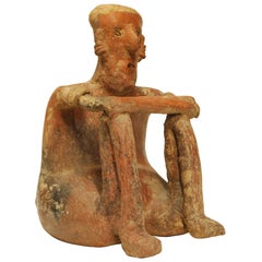 Pre Columbian Nayarit Pottery Ancestor Figure