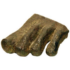 Roman Bronze Fragment of a Foot