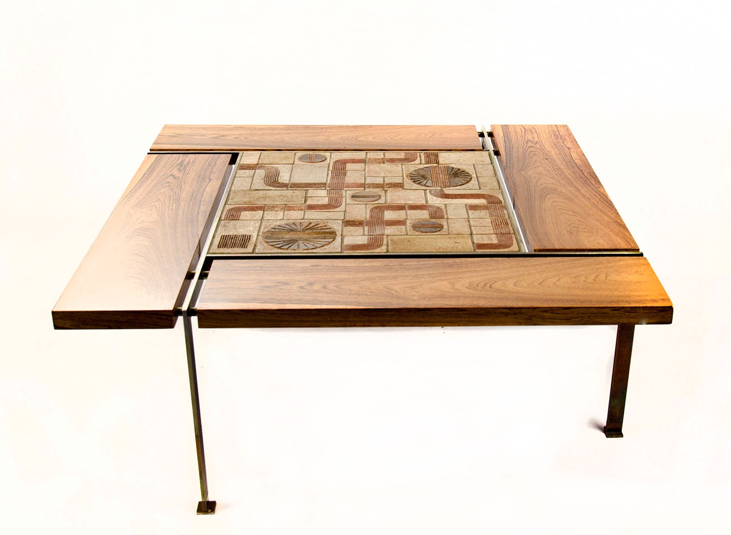 Rare And Big Unusual Coffee Table, Svend Aage Jessen, Sejer Pottery For Sale