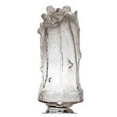 Rare Big  Timo Sarpaneva Glass Sculpture, Iittala.