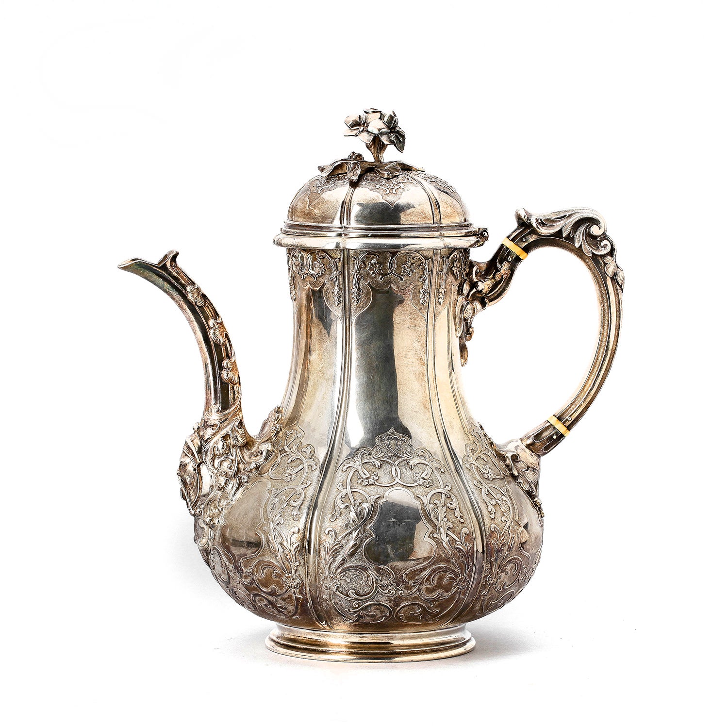 Rare R.s. Garrard & Co London  Silver Coffeepot From 1899. For Sale