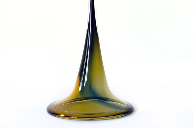 Rare Big Tulip Glass by Nils Landberg for Orrefors, Sweden For Sale 1