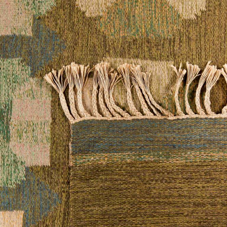 Beautiful Finnish Carpet by Alestalon Mattokutomo In Good Condition For Sale In Sittard, NL