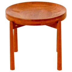 Small Danish (Fruit) Round Table by Jens Quistgaard for Nissen