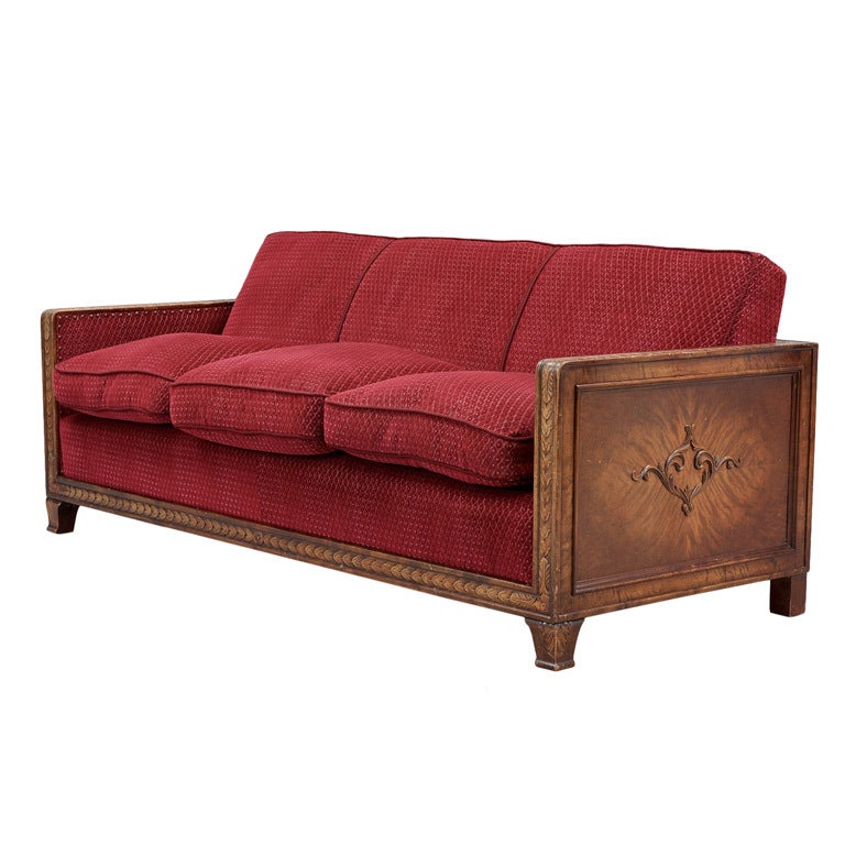 Rare art deco sofa about 1920m Sweden For Sale