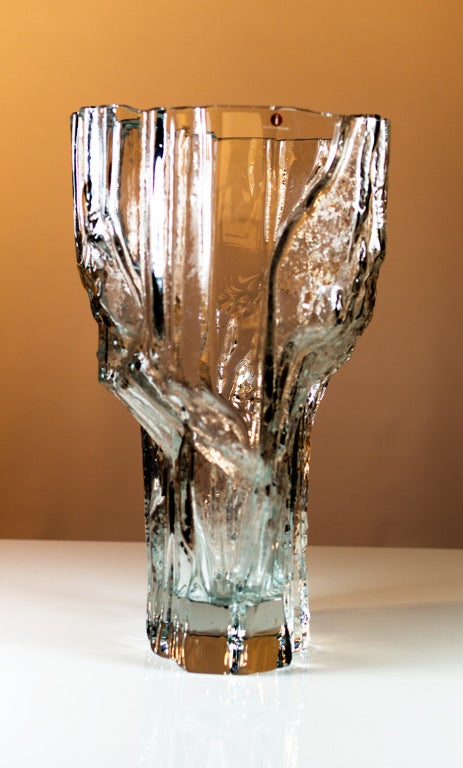 Mid-20th Century Big Avena Vase by Tapio Wirkkala for Iitalla.