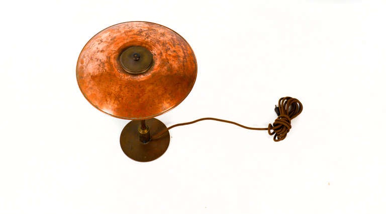 Copper Rare copper PH3/2 by Poul Henningsen for Louis Poulsen, 1929, Patented. For Sale