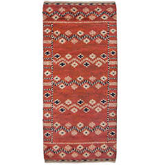 Rare carpet 'Red Trial'  by AB Marta Maas-Fjetterström.