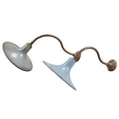 two Reel cool big outside lamps, Sweden, 1940's