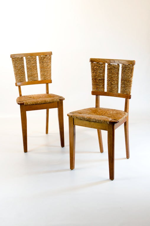 Mid-20th Century 6 very rare Mart Stam chairs in Oak, 1947 For Sale
