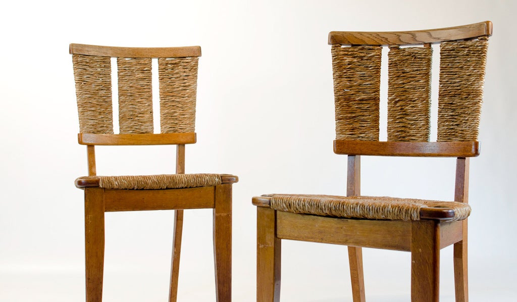 6 very rare Mart Stam chairs in Oak, 1947 For Sale 1