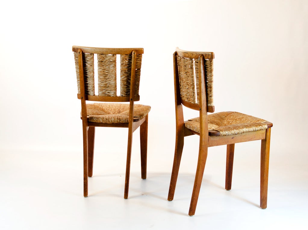 6 very rare Mart Stam chairs in Oak, 1947 For Sale 4