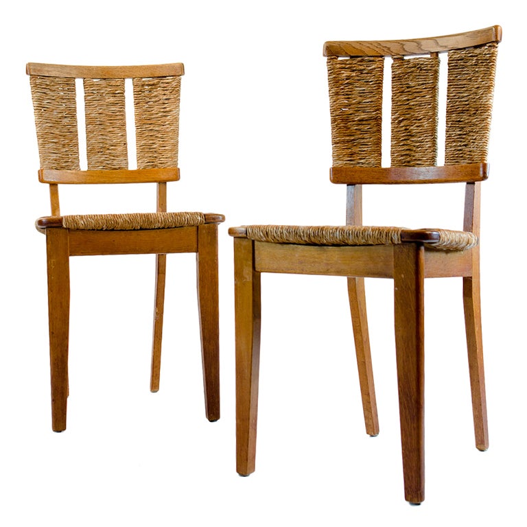 6 very rare Mart Stam chairs in Oak, 1947 For Sale
