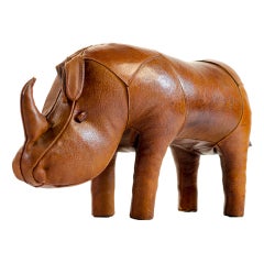 Vintage Big Leather Rhino Abercrombie & Fitch