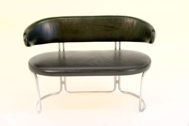 Late 20th Century Rare grete Jalk 2 seater by Fritz Hansen