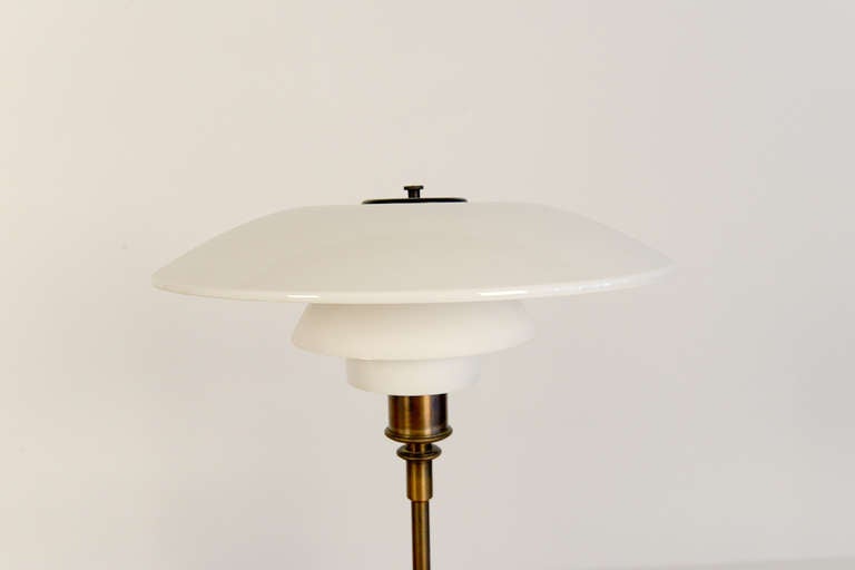 Danish Ph 4/3 Poul Henningsen For Louis Poulsen 1930's Desk Lamp. For Sale