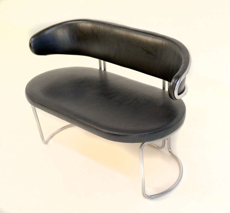 Rare grete Jalk 2 seater by Fritz Hansen In Excellent Condition In Sittard, NL