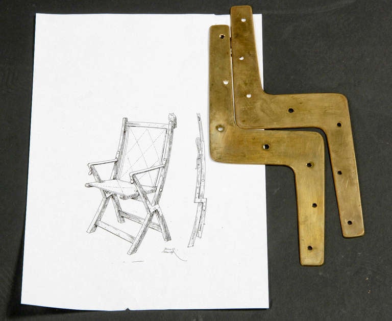 Prototype Jens Quistgaard SAX Folding Chair For Sale 4