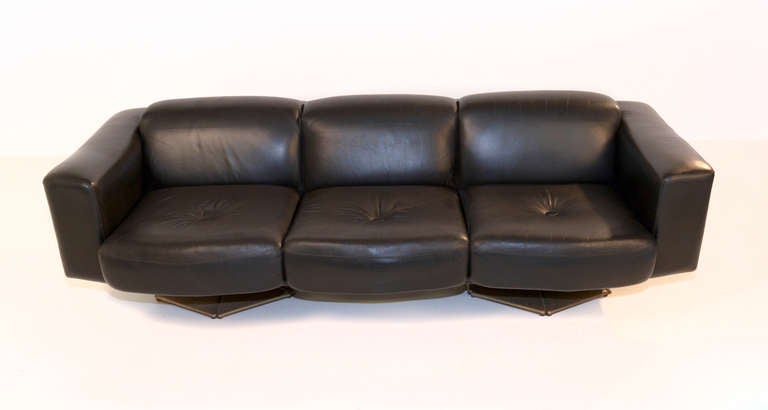 Rare PRISMA  sofa designed by Voitto Haapalainen for TEHOKALUSTE OY Finland in 1970.

Real cool and unique piece from the 70's.

This is the only known existing Prisma sofa.
There is also a chair version which appears in one of the James Bond