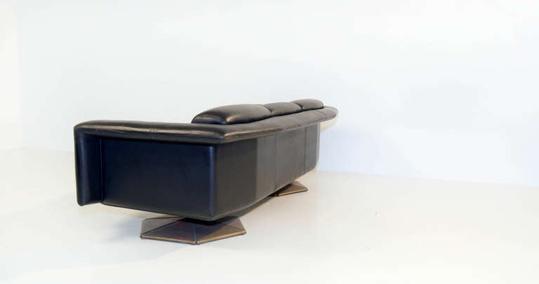 Very rare Finnish Prisma sofa by Voitto Haapalainen For Sale 5