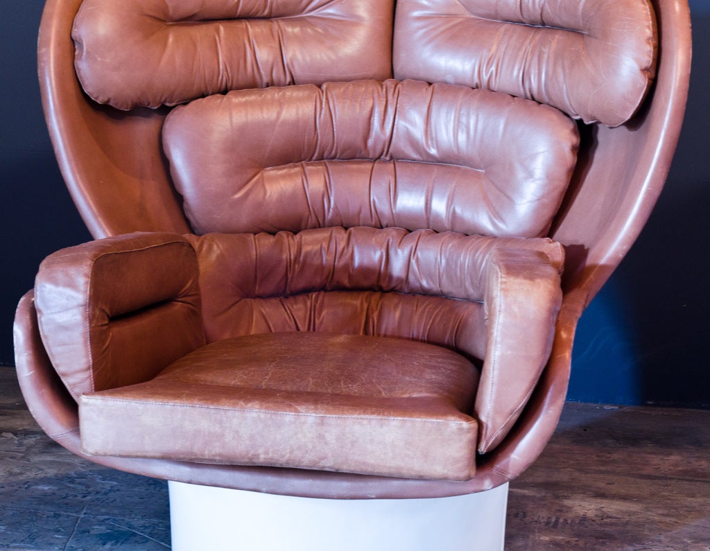 2 matching Elda chairs by Joe Colombo, 1st edition