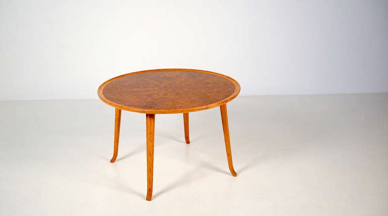 Rare Carl Malmsten root table .