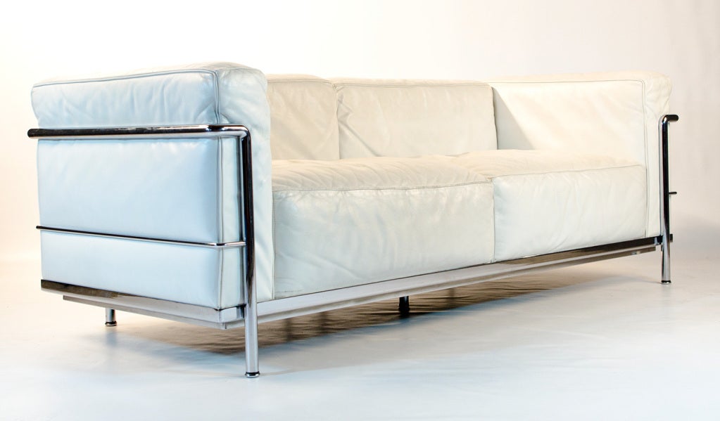 Nice Vintage Cassina LC3 Sofa by Le Corbusier