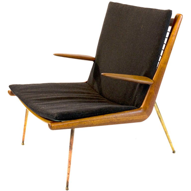 Peter Hvidt Boomerang chair for France 
Daverkosen.