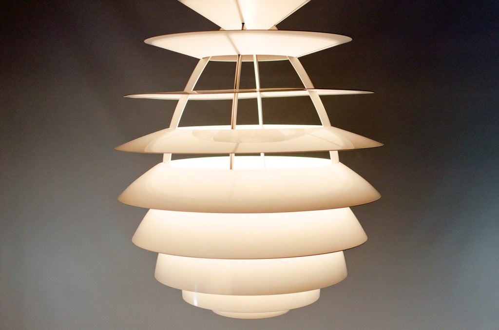 Exceptional large 'Gigant' Pendant Kurt Norregaard Louis Poulsen For Sale 5