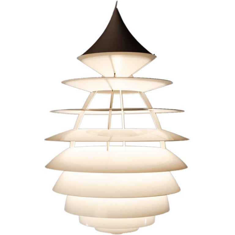 Exceptional large 'Gigant' Pendant Kurt Norregaard Louis Poulsen For Sale