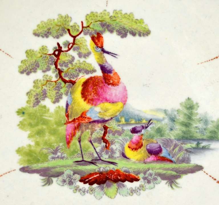 Worcester Porcelain Plate 'Mrs Arthur James' Pattern