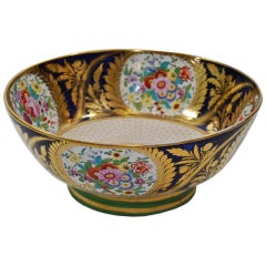 Antique First Period Minton Punch Bowl