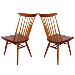Pair of 'New Style' Nakashima Chairs