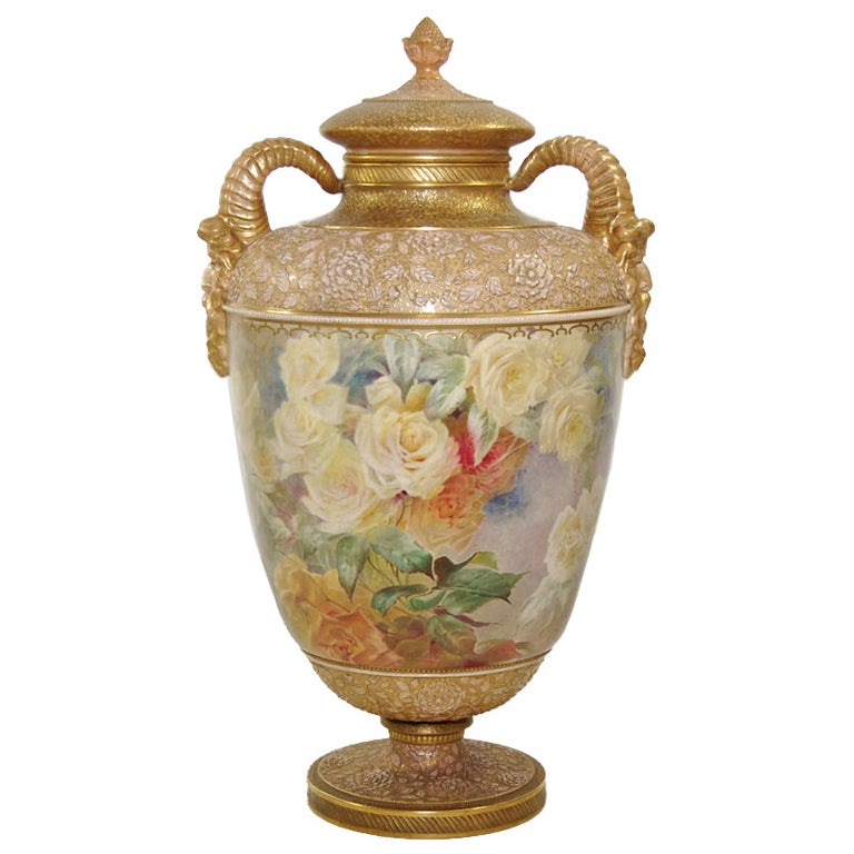 Royal Doulton Chicago World's Fair Vase For Sale