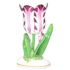 English Staffordshire Porcelain Tulip