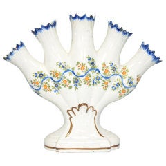 Decorated Pearlware Quintal Vase