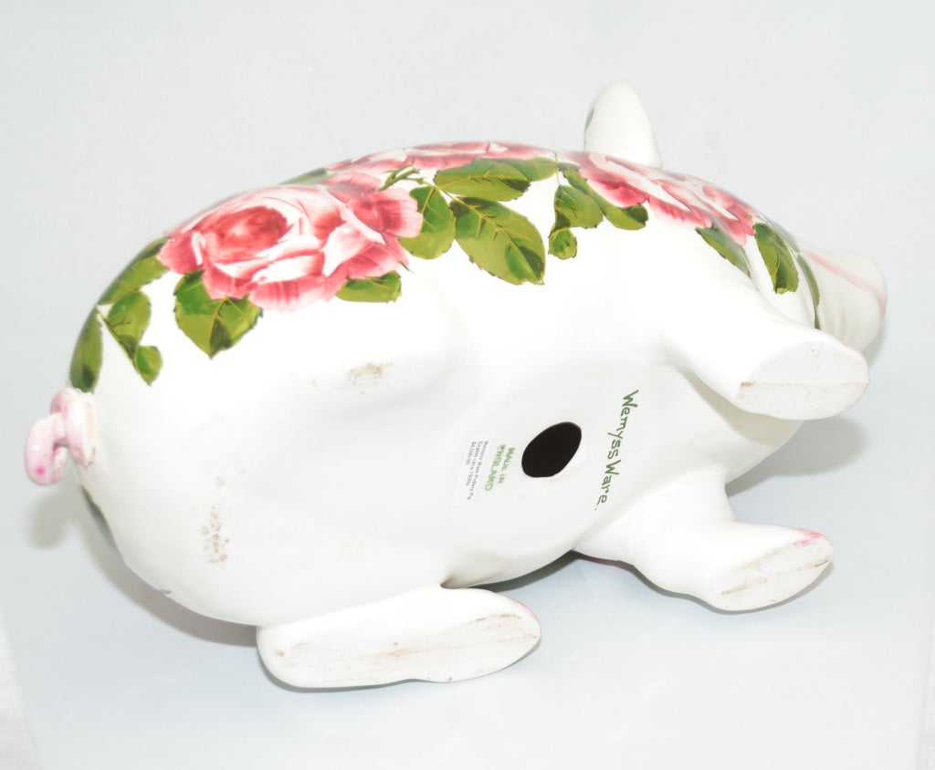 English Weymss Ware Pottery Pig For Sale