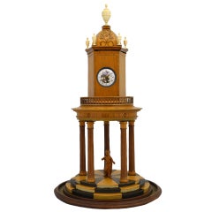 Satinwood and Ivory 'Temple' Watch Stand