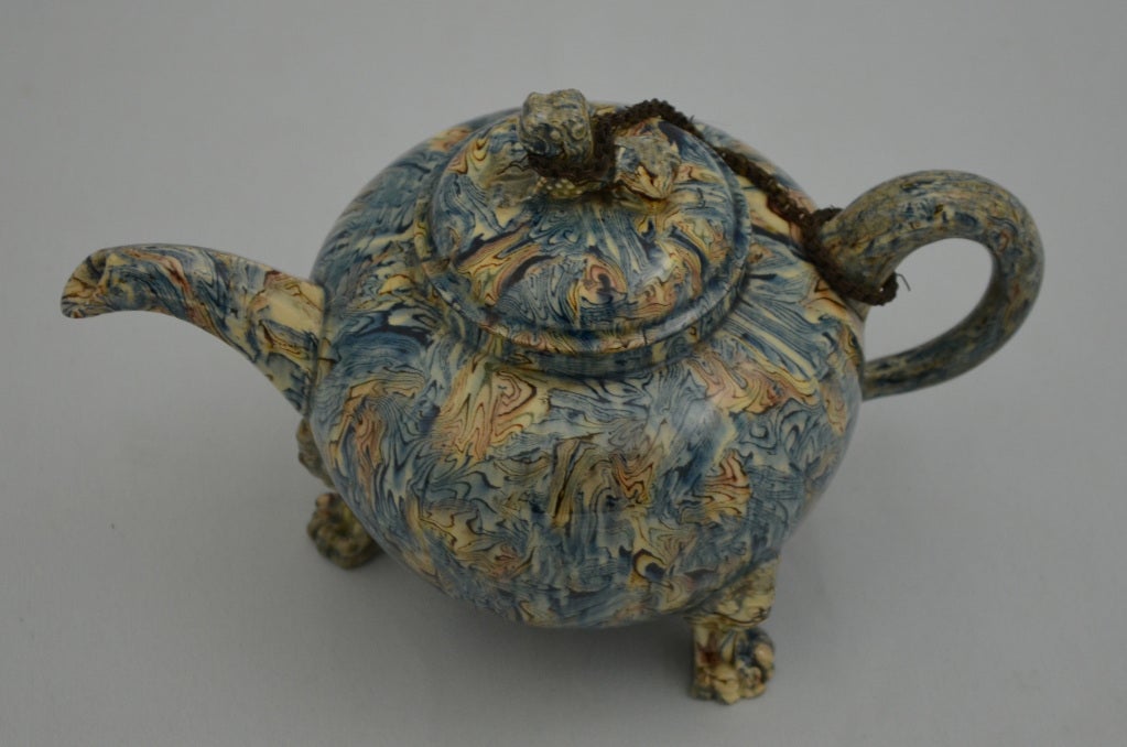 Staffordshire Solid Agate Teapot