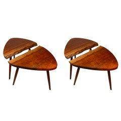 Pair of George Nakashima  'Wepman' Tables