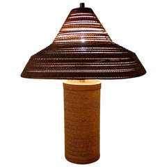 Frank O. Gehry Easy Edge Cardboard Table Lamp