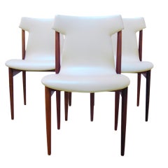 Three dining chairs by Inger Klingenberg for Fristho